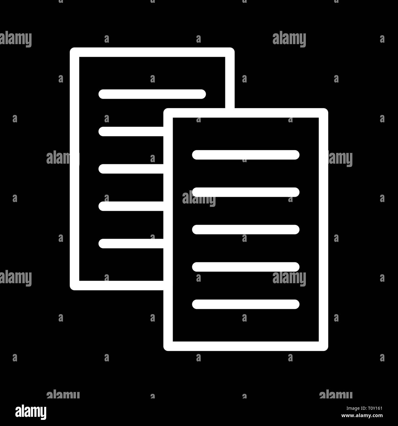 Immagine icona file Foto Stock