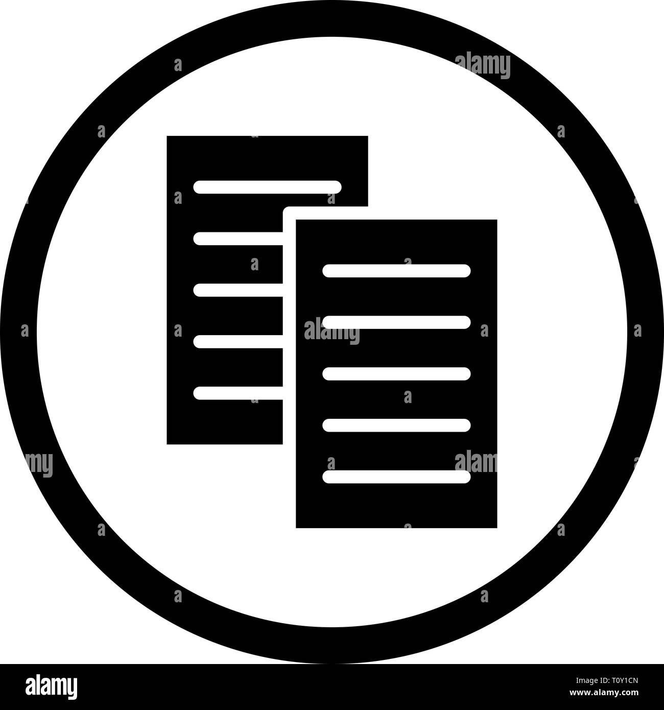 Immagine icona file Foto Stock