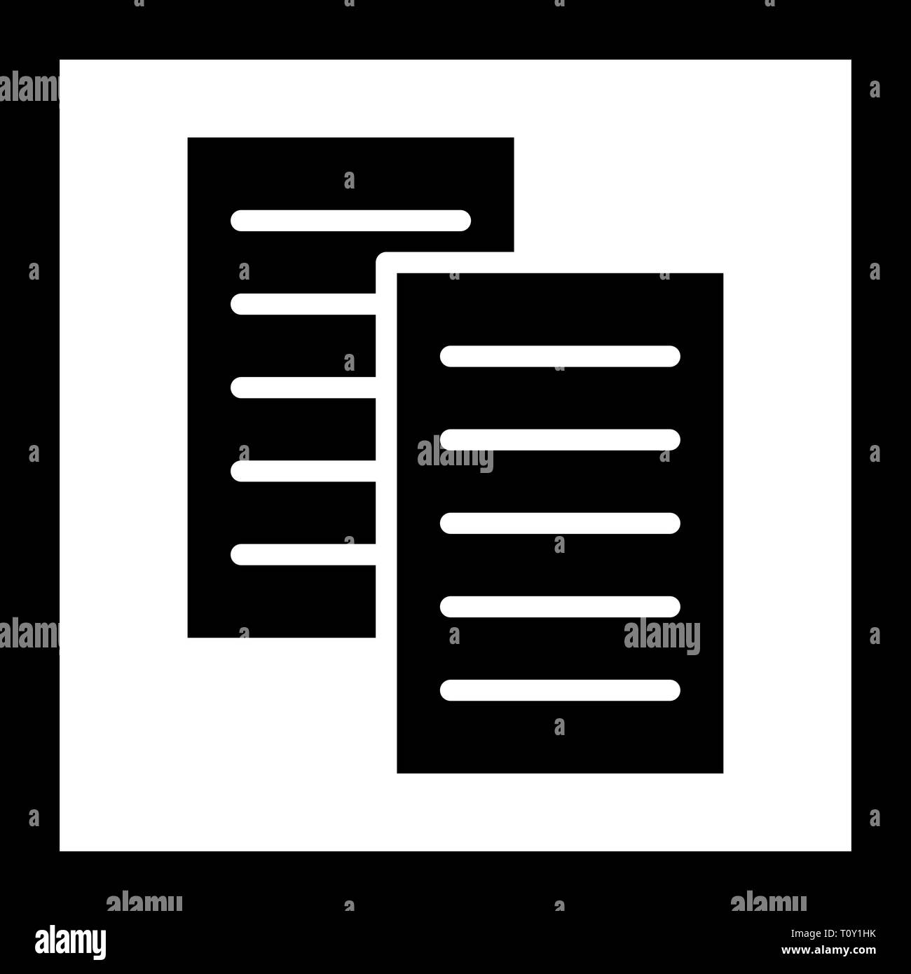 Immagine icona file Foto Stock