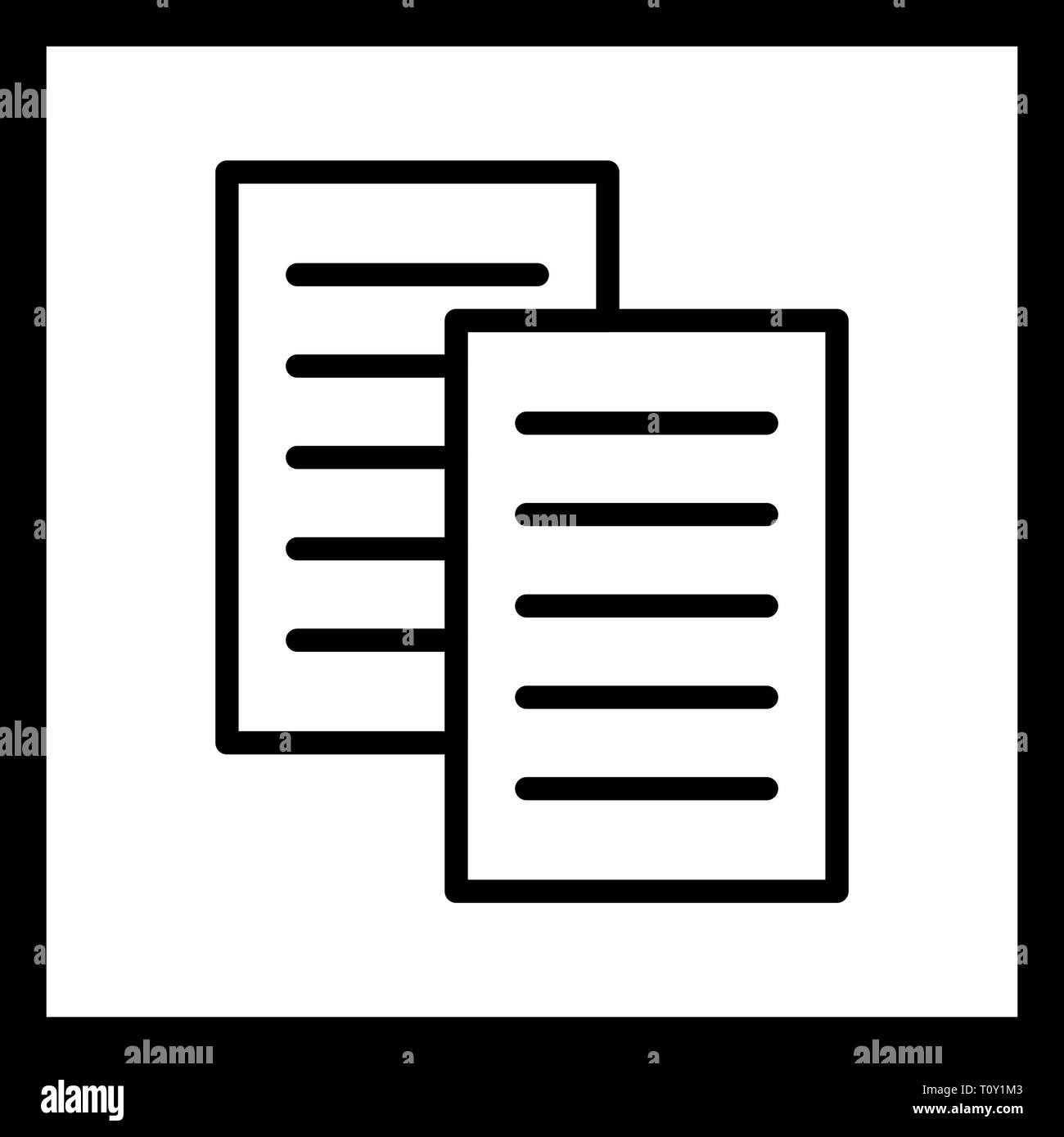 Immagine icona file Foto Stock