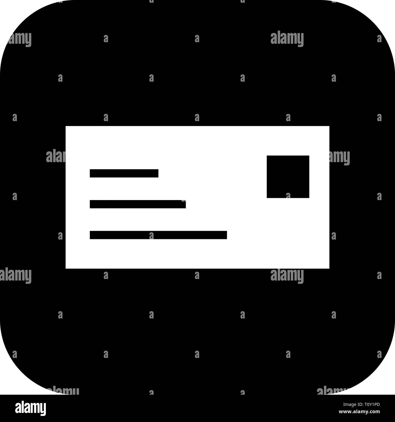 Illustrazione ID icona della scheda Foto Stock