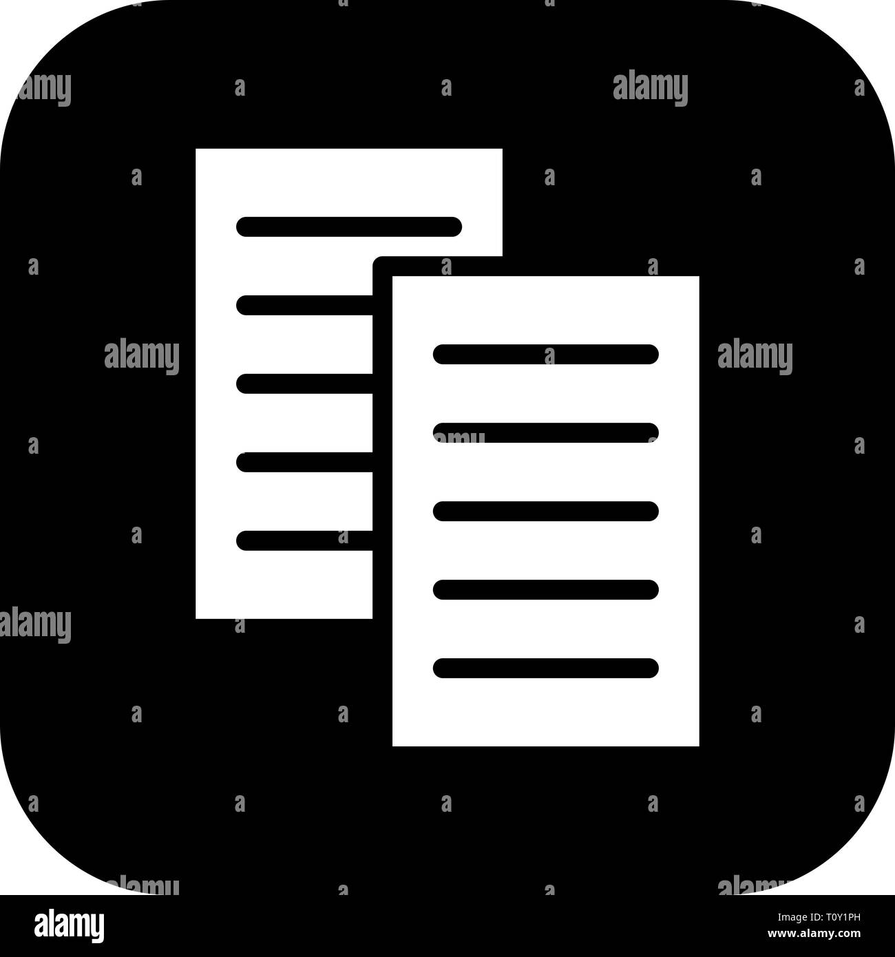 Immagine icona file Foto Stock