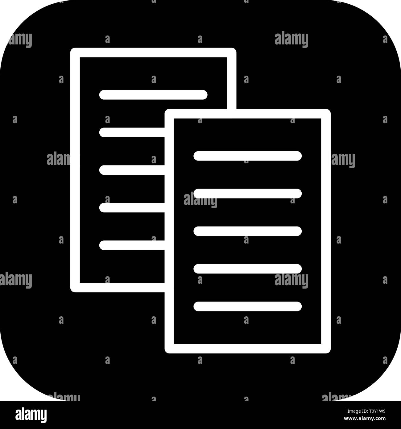 Immagine icona file Foto Stock