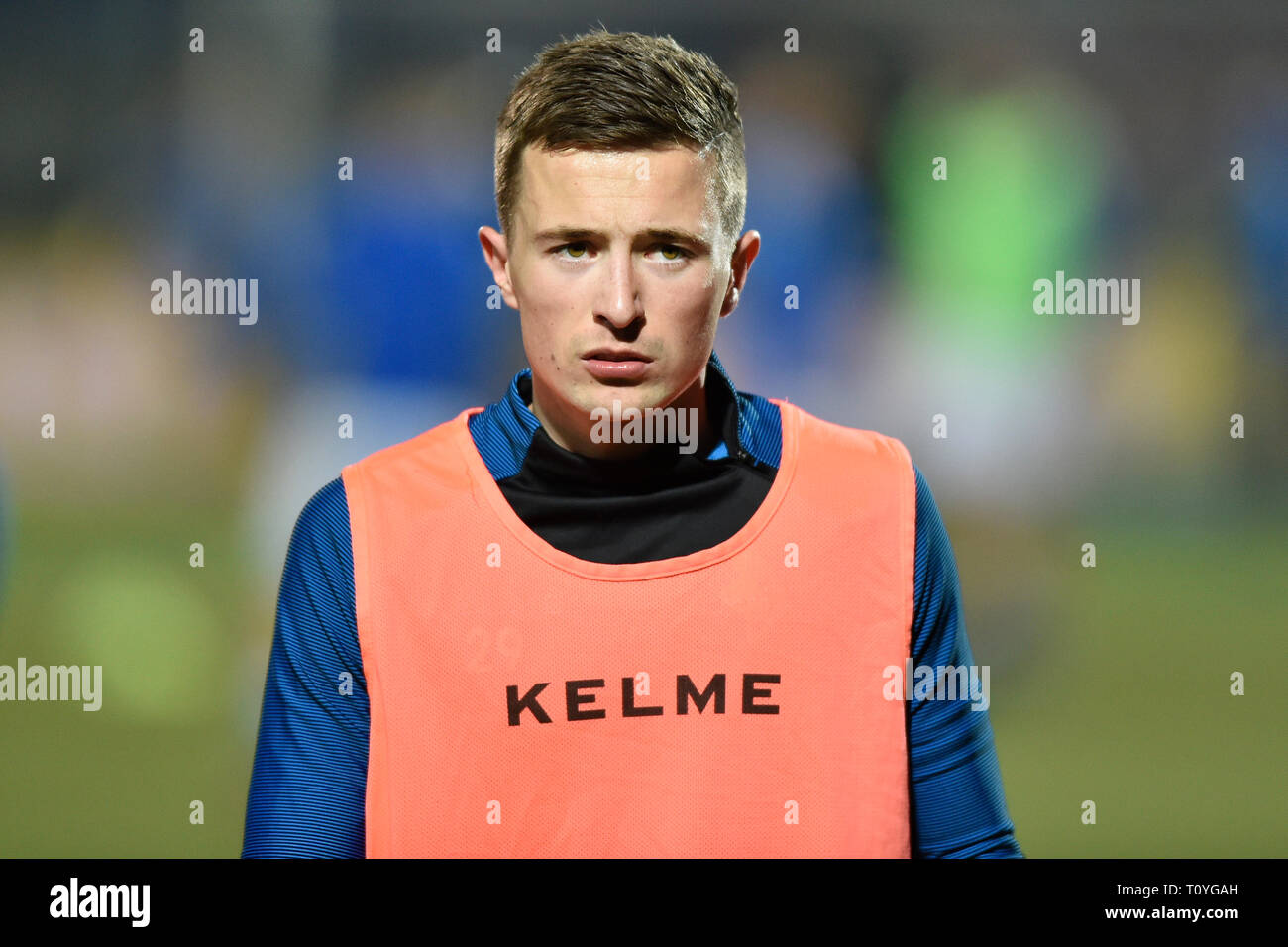 DEN BOSCH, 22-03-2019, Stadion De Vliert, Keuken Kampioen Divisie, Den Bosch - Telstar, stagione 2018 / 2019, Telstar player Sven van Doorm prima della partita Den Bosch - Telstar Foto Stock