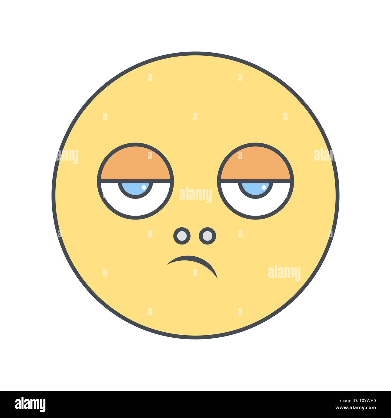 Emoji deluso immagini e fotografie stock ad alta risoluzione - Alamy