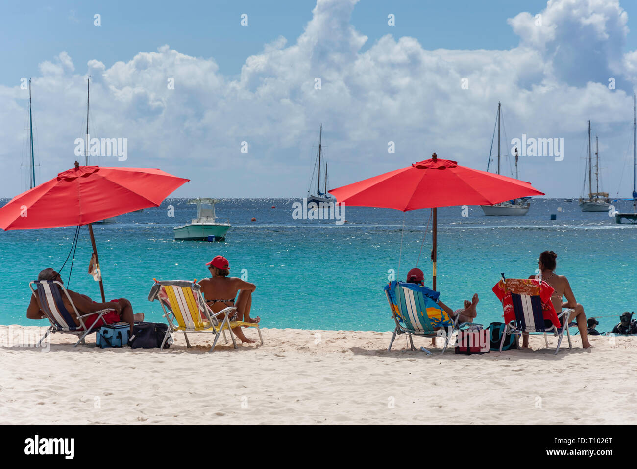 Carlisle Bay, Bridgetown, St Michael parrocchia, Barbados, Piccole Antille, dei Caraibi Foto Stock