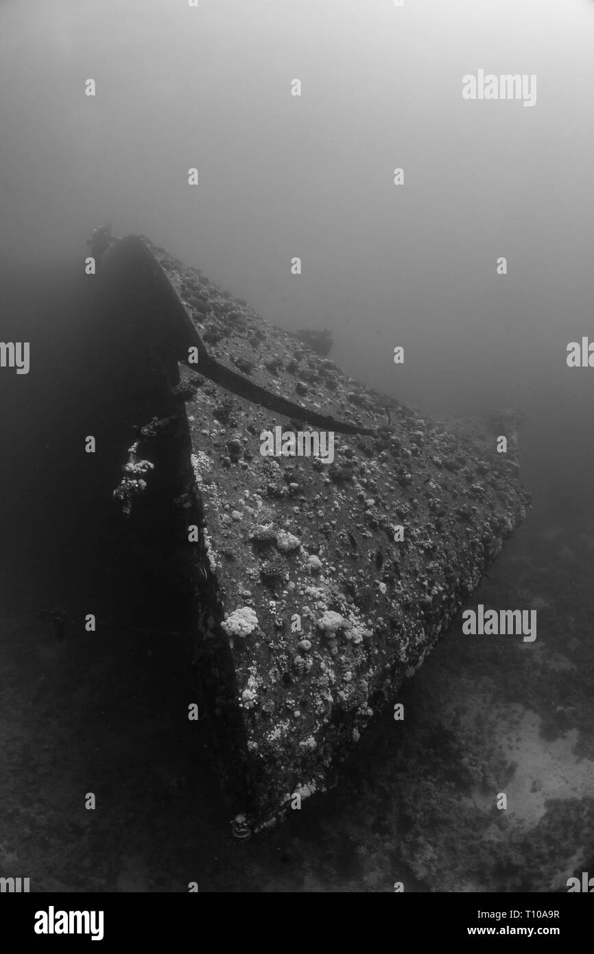 Il sunken Salem Express relitto in Egitto Africa Foto Stock