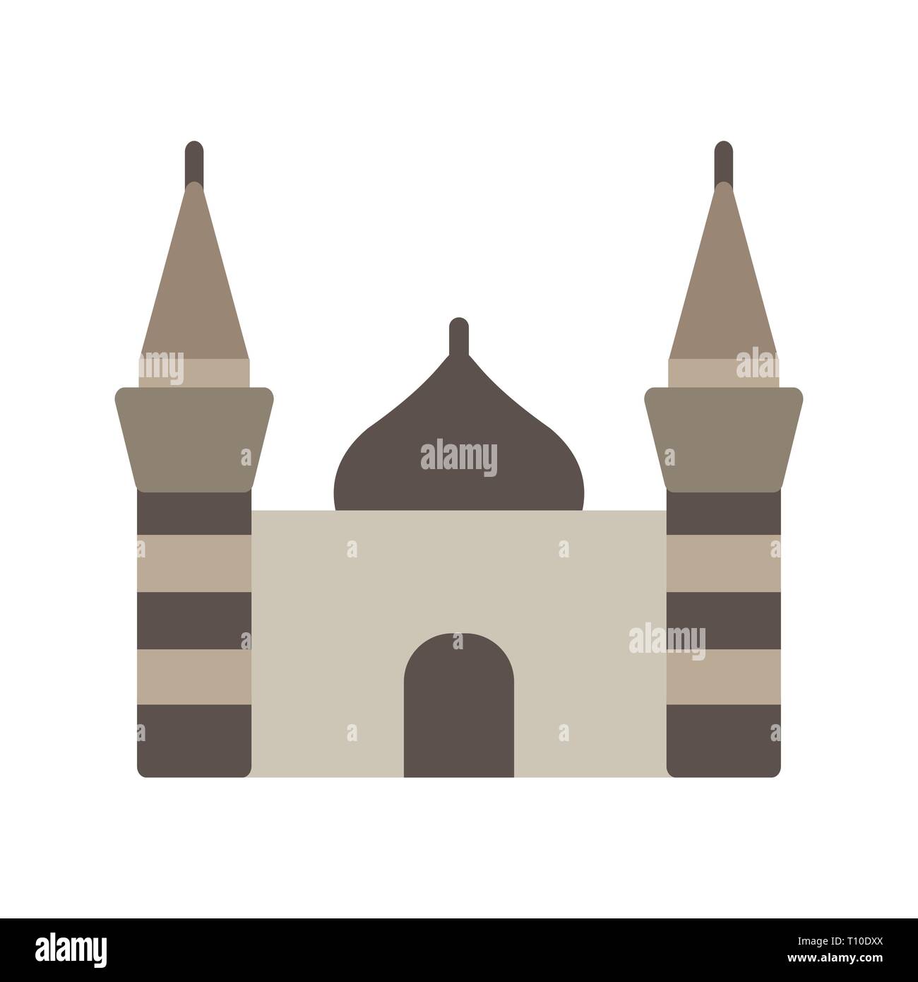 Illustrazione Icona moschea Foto Stock