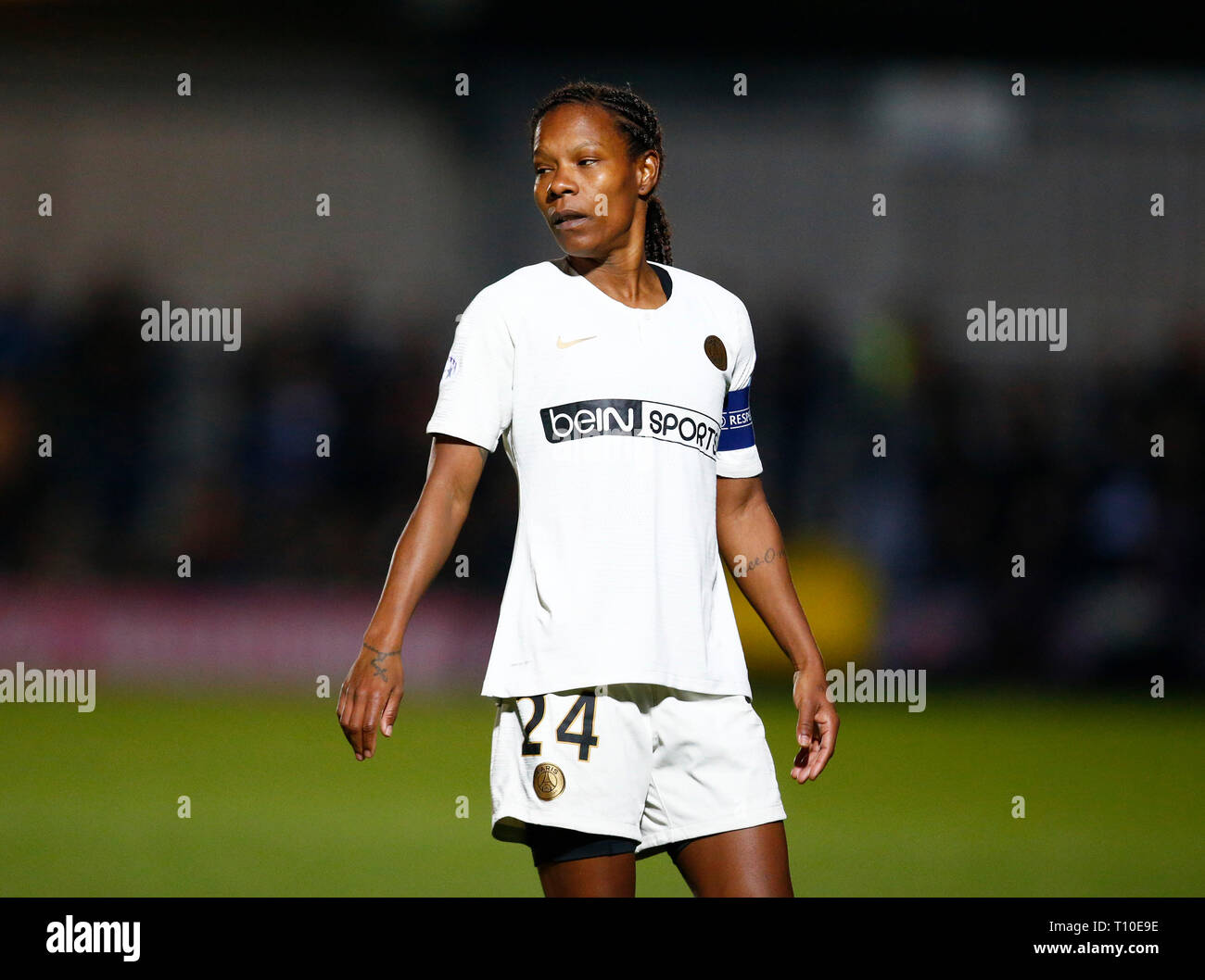 Londra, Inghilterra - 21 Marzo: Formiga di Parigi Saint-Germain Feminies durante le donne in Champions League Quarter-Final prima gamba tra Chelsea FC donne un Foto Stock