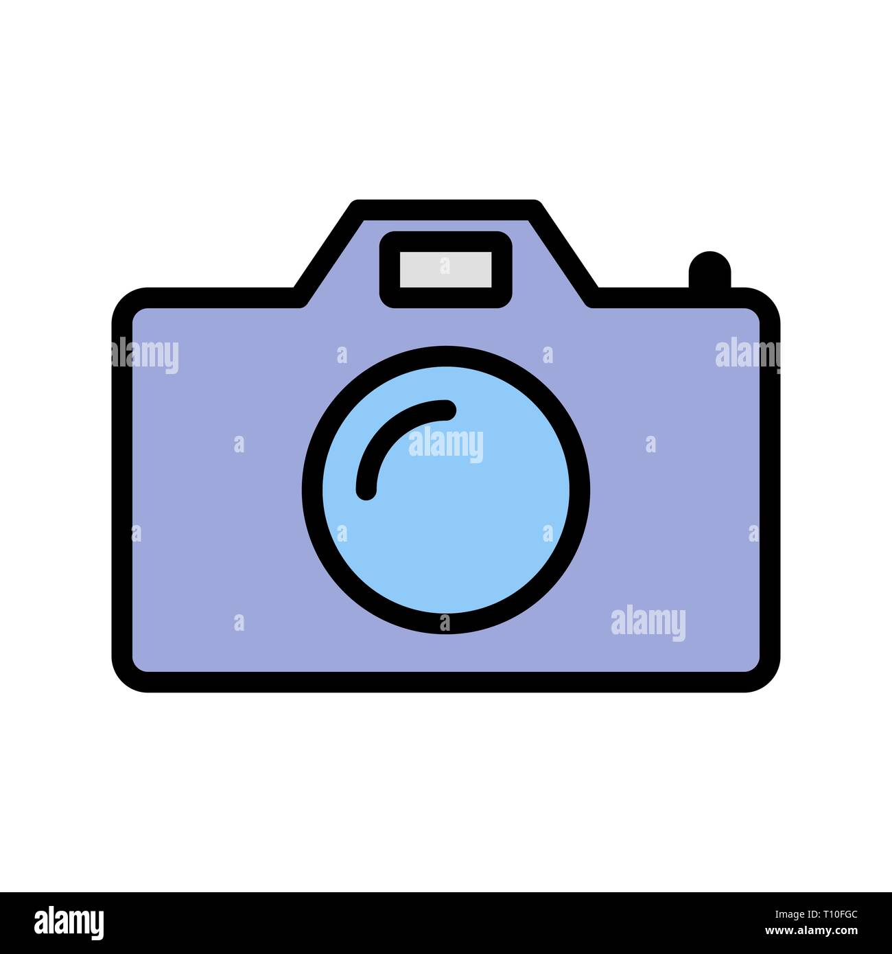 Immagine che mostra l'icona della fotocamera Foto Stock