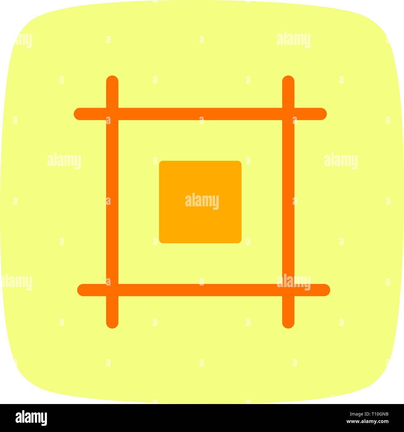 Illustrazione Icona Layout Foto Stock