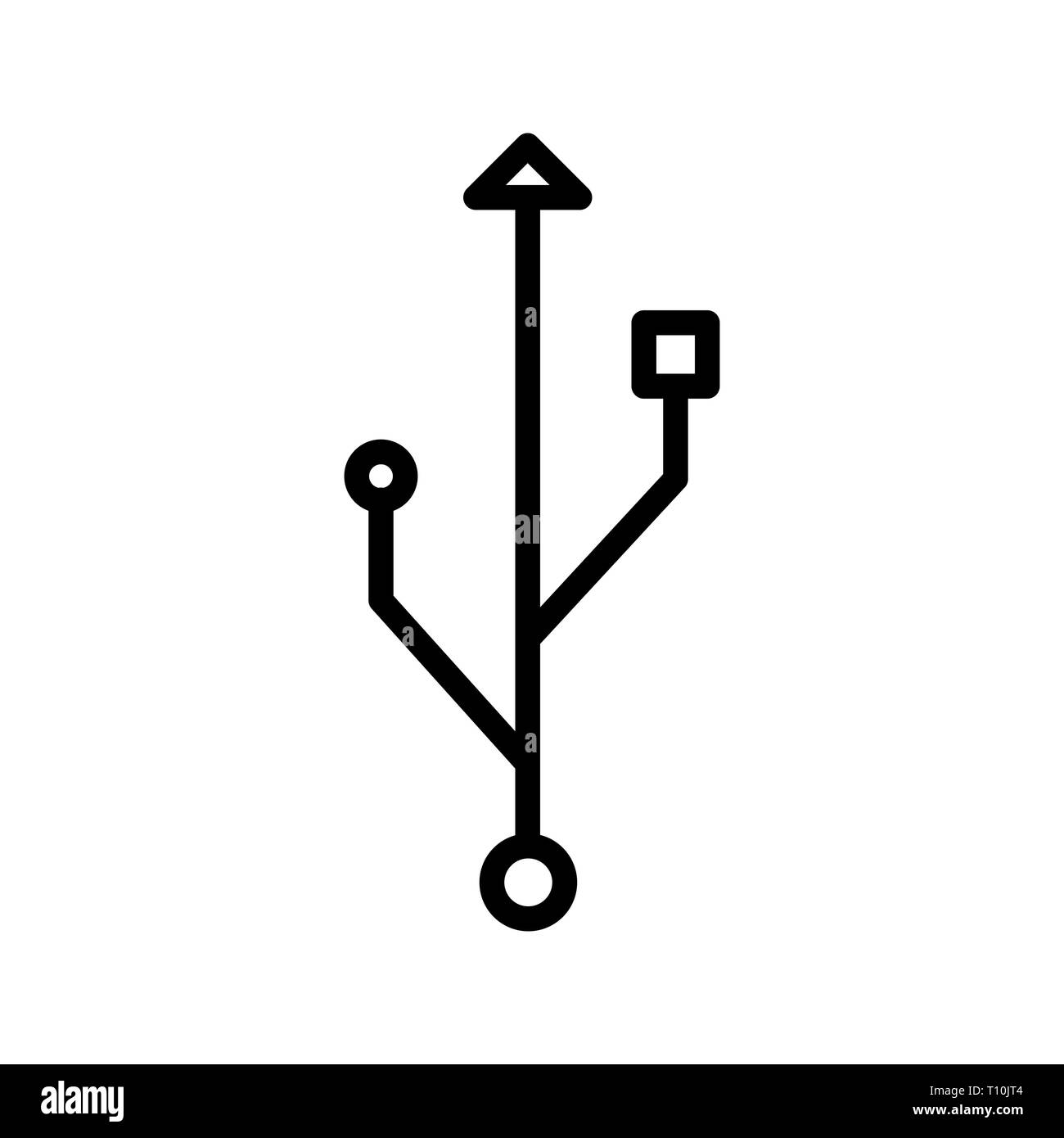 Immagine che mostra l'icona di connessione Foto Stock