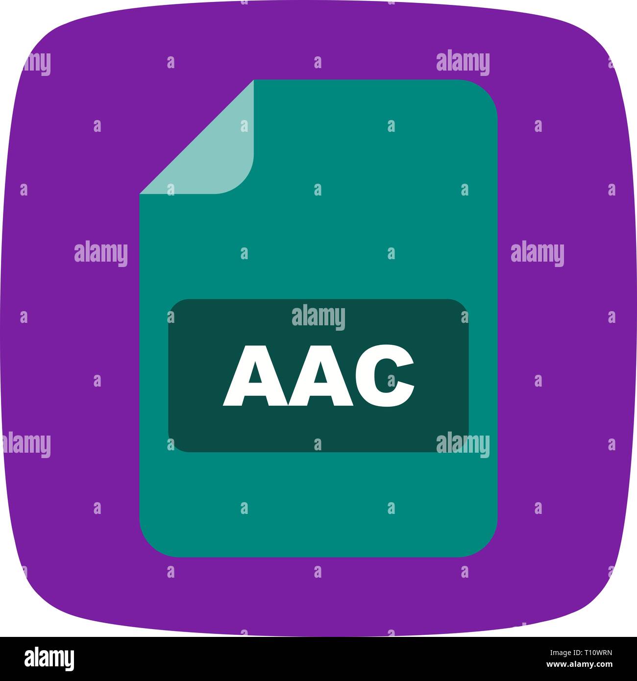 Immagine icona AAC Foto Stock