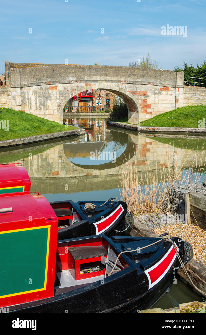 Hilperton a Kennet and Avon Canal Wiltshire Foto Stock