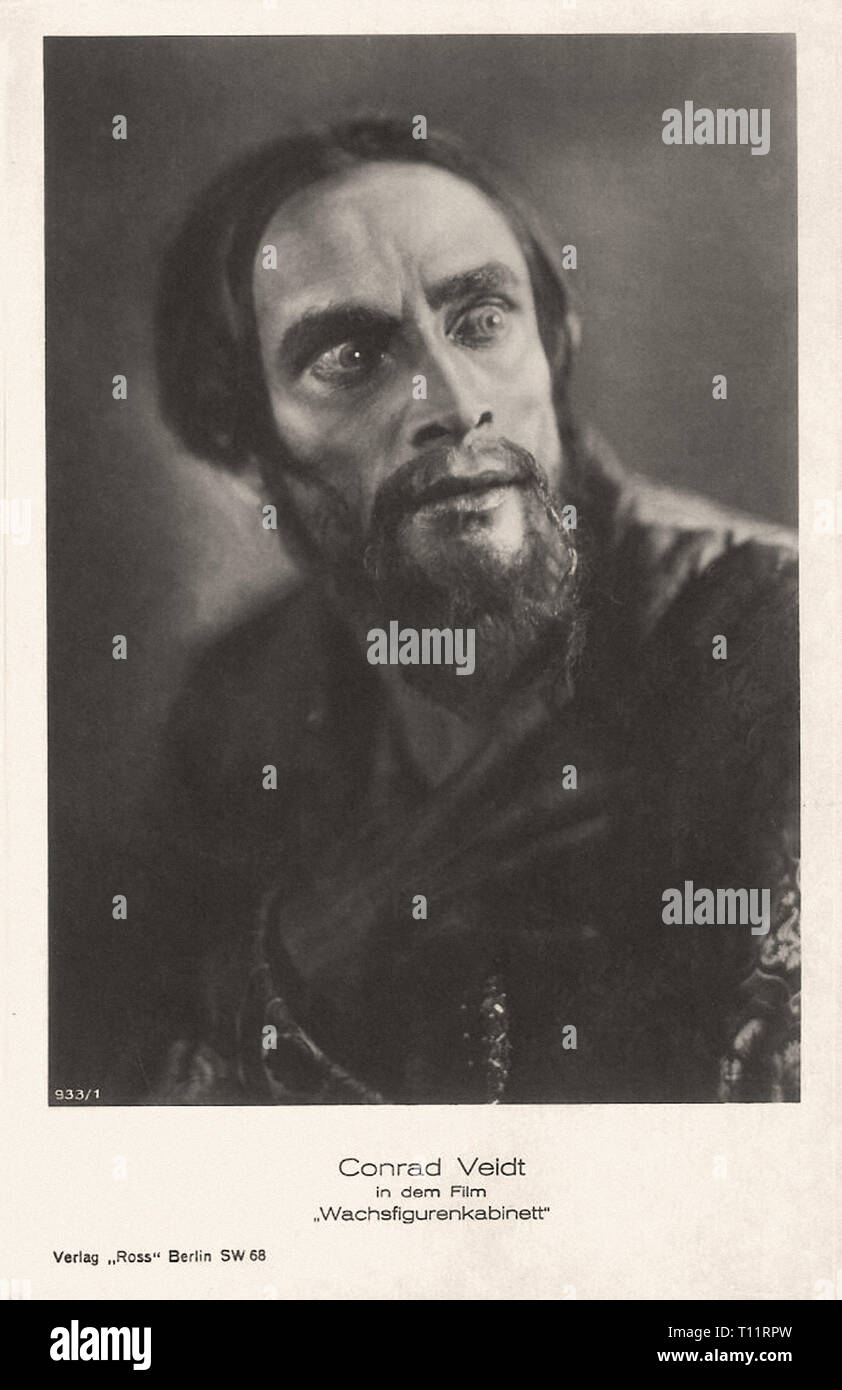 Fotografia promozionale di Conrad Veidt in Das Wachsfigurenkabinet (1924) - film muto era Foto Stock