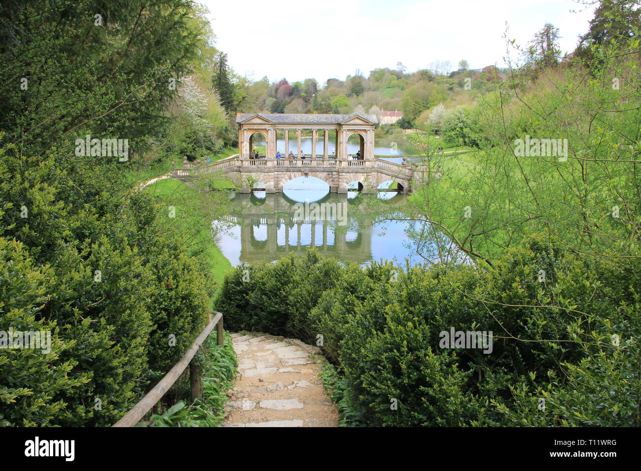 Prima parco giardino paesaggistico Foto Stock