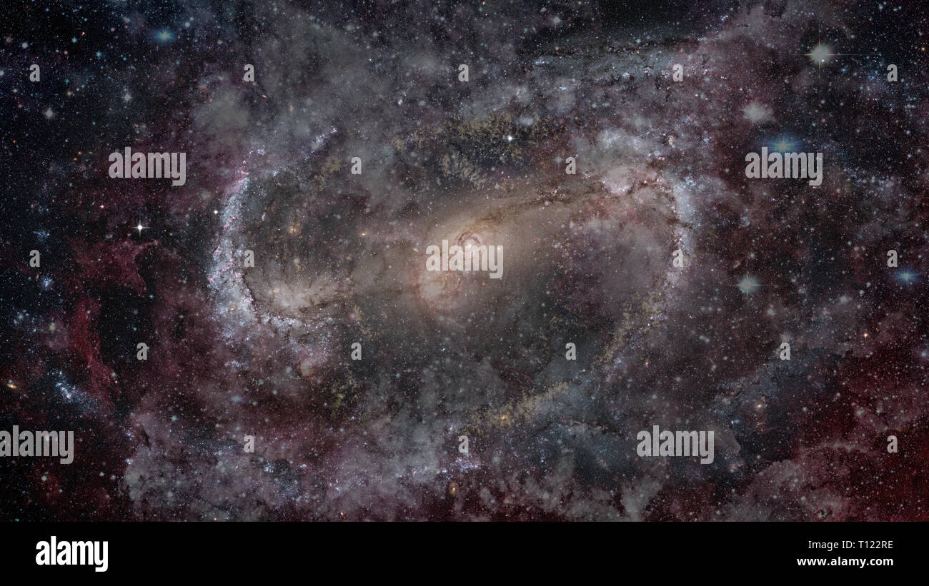 Dreamscape Galaxy. Sfondo Fantasy. Gli elementi di questa immagine fornita dalla NASA. Foto Stock