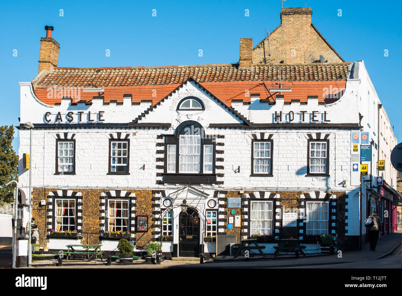 Castle Hotel di Downham Market, Norfolk, Inghilterra, Regno Unito. Foto Stock