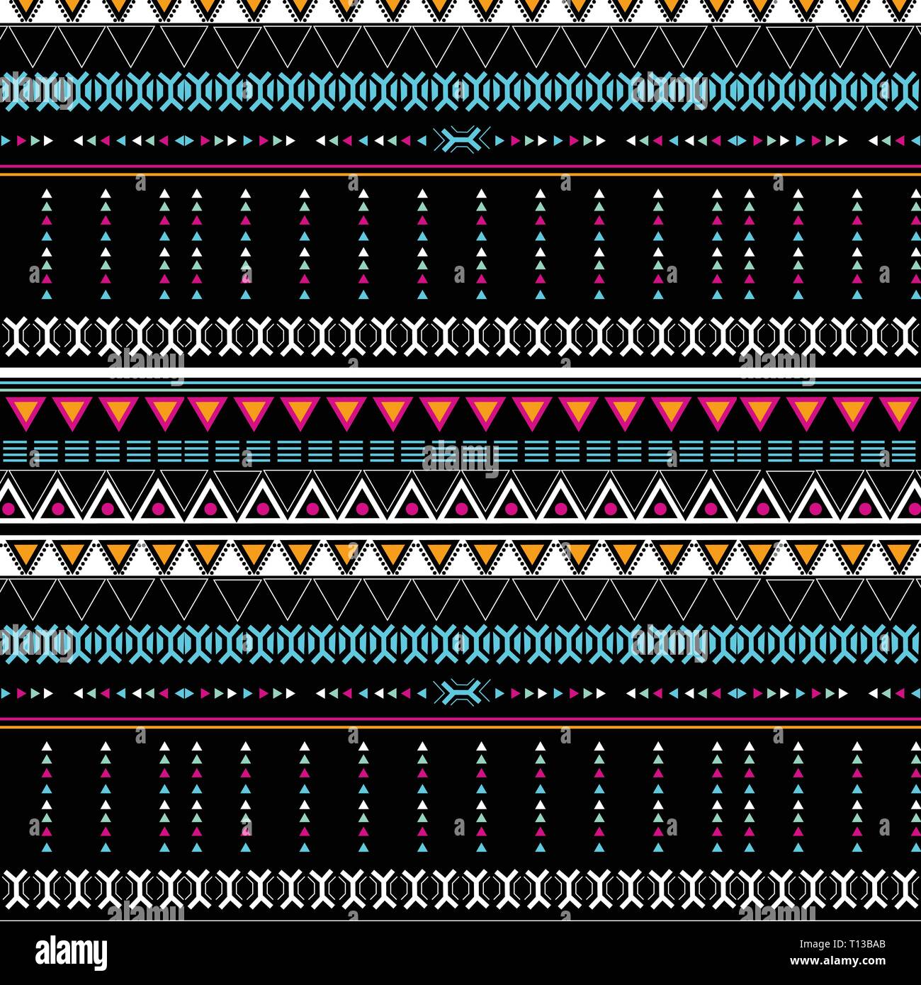 Lineal modello etnico, stile scandinavo ornamento, illustrazione vettoriale per la stampa su carta o tessuto.design originale. Illustrazione Vettoriale