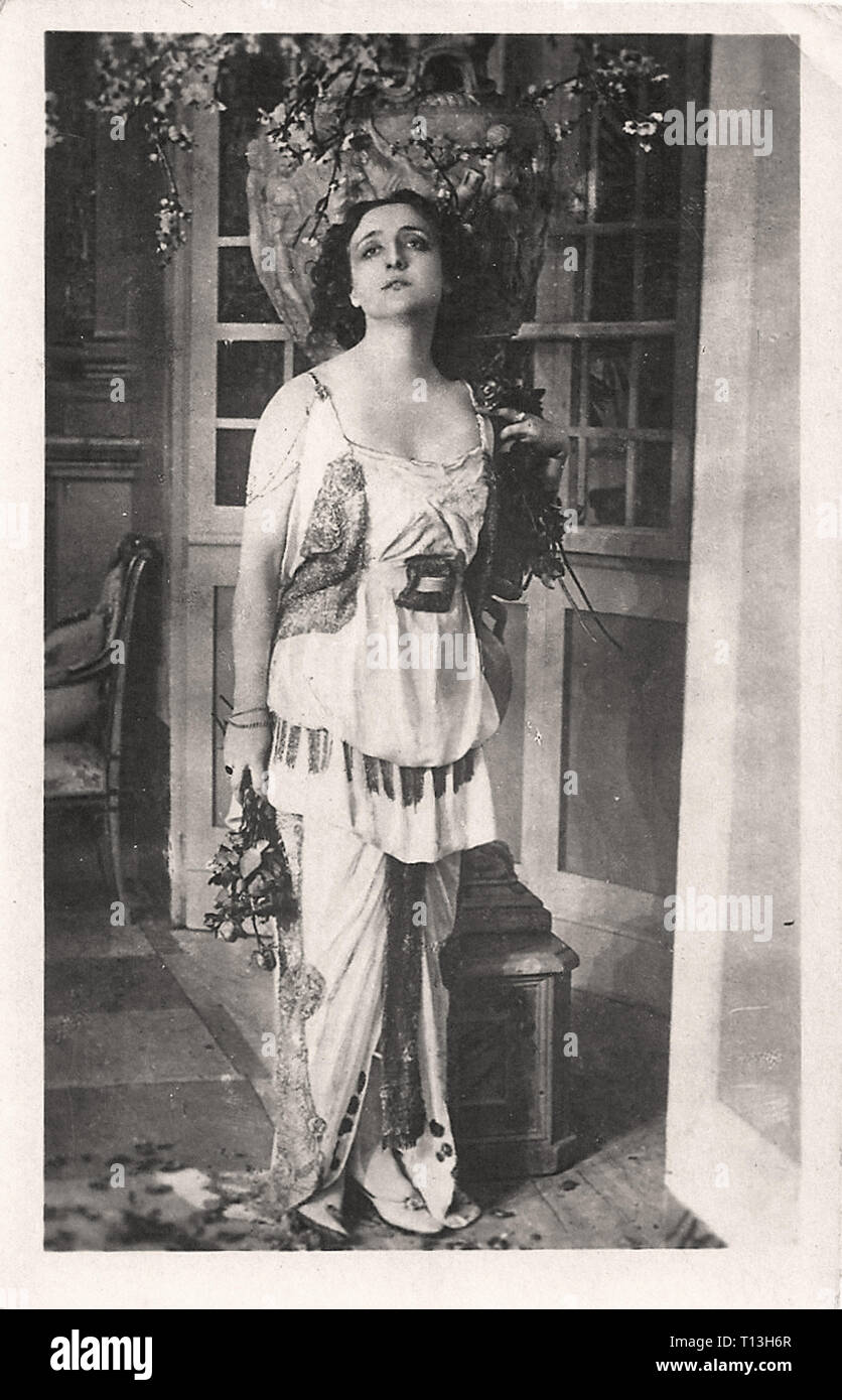 Fotografia promozionale di Lyda Borelli in Marcia nuziale - film muto era Foto Stock