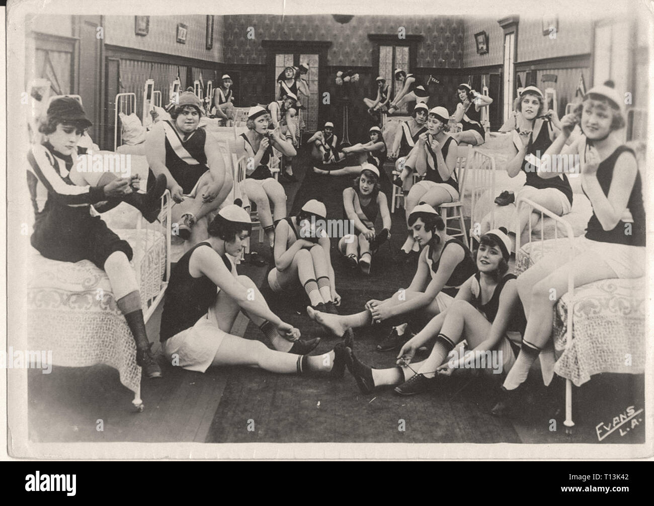 Fotografia promozionale di Sennett bellezze di balneazione - film muto era Foto Stock