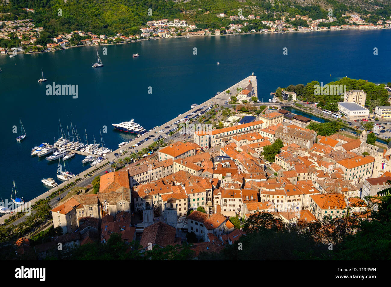 Montenegro e della Baia di Kotor, Kotor, old town Foto Stock