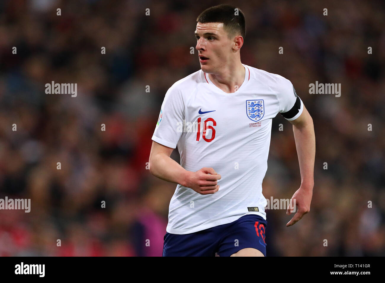 Declan Riso di Inghilterra - Inghilterra v Repubblica Ceca, UEFA EURO 2020 Qualifier - Gruppo A, lo Stadio di Wembley, Londra - XXII Marzo 2019 solo uso editoriale Foto Stock