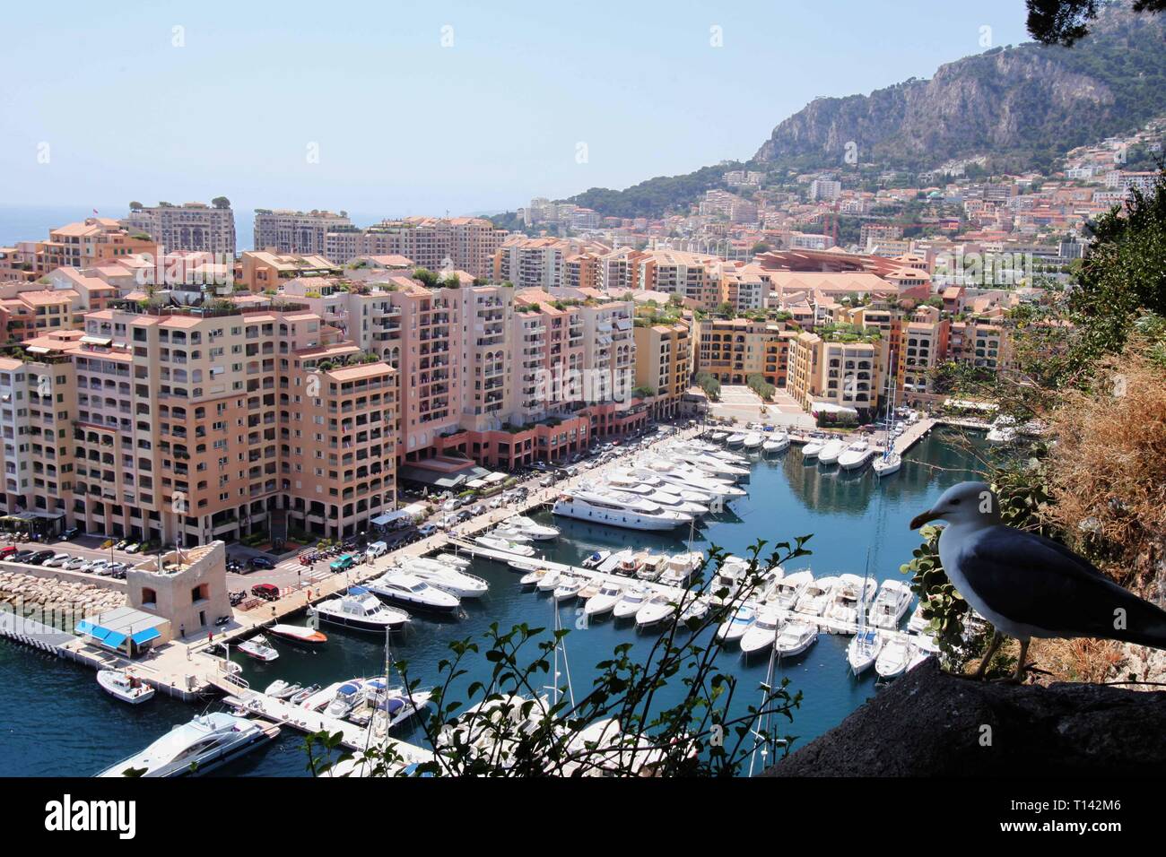 (190323) -- Monaco, 23 marzo 2019 (Xinhua) -- Foto scattata il 1 luglio del 2011 mostra la vista della città di Monaco. (Xinhua/Gao Jing) Foto Stock