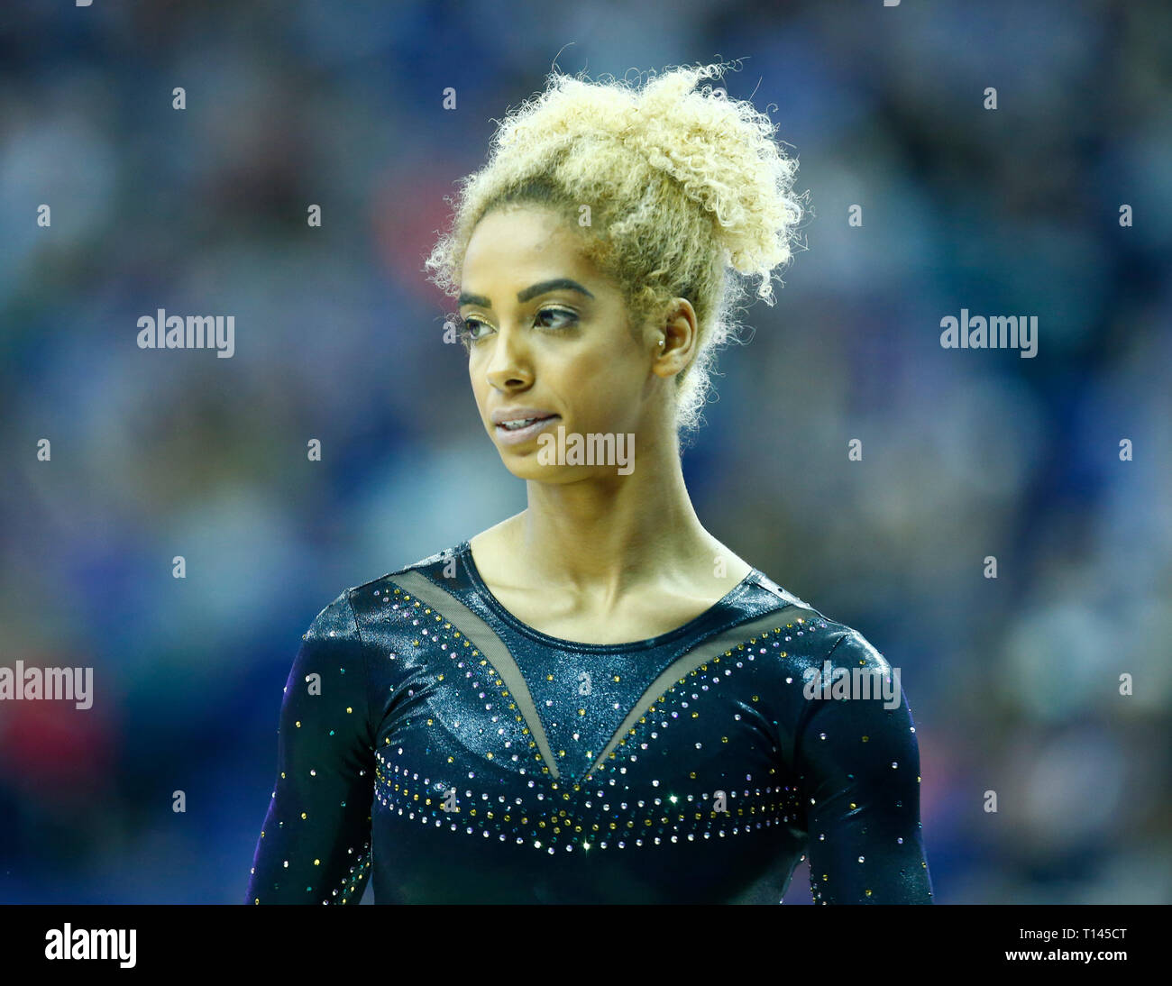 Londra, Regno Unito. 23 Mar, 2019. Londra, 23 marzo, 2019 Danusla Francesco della Giamaica durante la Superstars di ginnastica a 02 Areana, Londra, Inghilterra il 23 Mar 2019. Credit: Azione Foto Sport/Alamy Live News Foto Stock