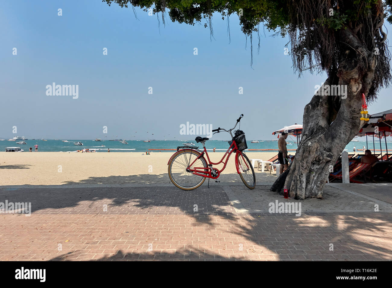 Spiaggia di Pattaya Thailandia del sud-est asiatico Foto Stock