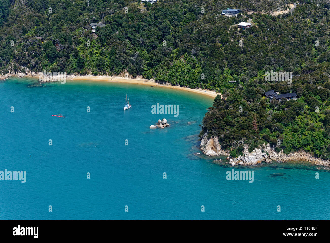 Parco Nazionale di Abel Tasman, Nuova Zelanda Foto Stock