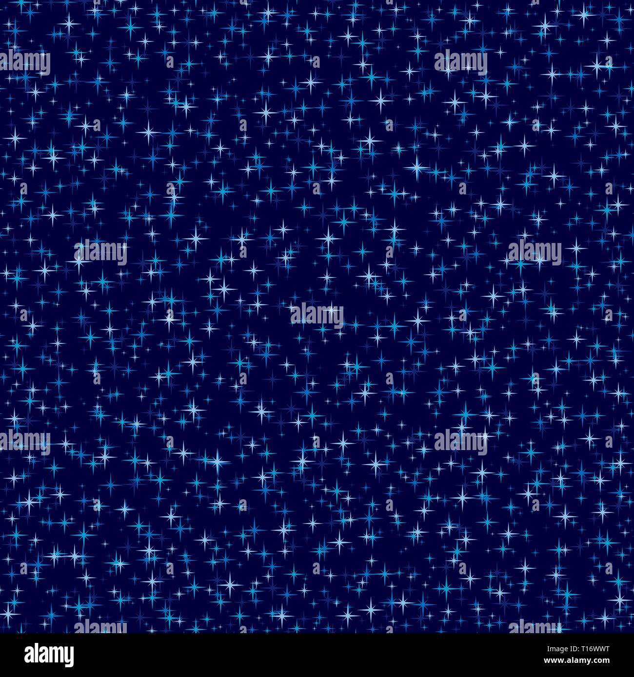 Abstract seamless con uno sfondo con cielo notturno pattern,illustrazione vettoriale Illustrazione Vettoriale