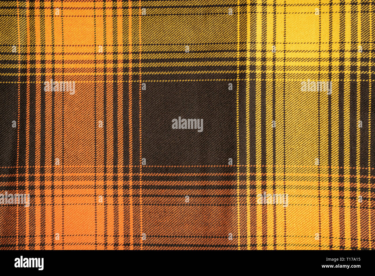 Tartan plaid naturale di tessuto di cotone. Piastrelle Seamless texture per lo sfondo. Foto Stock