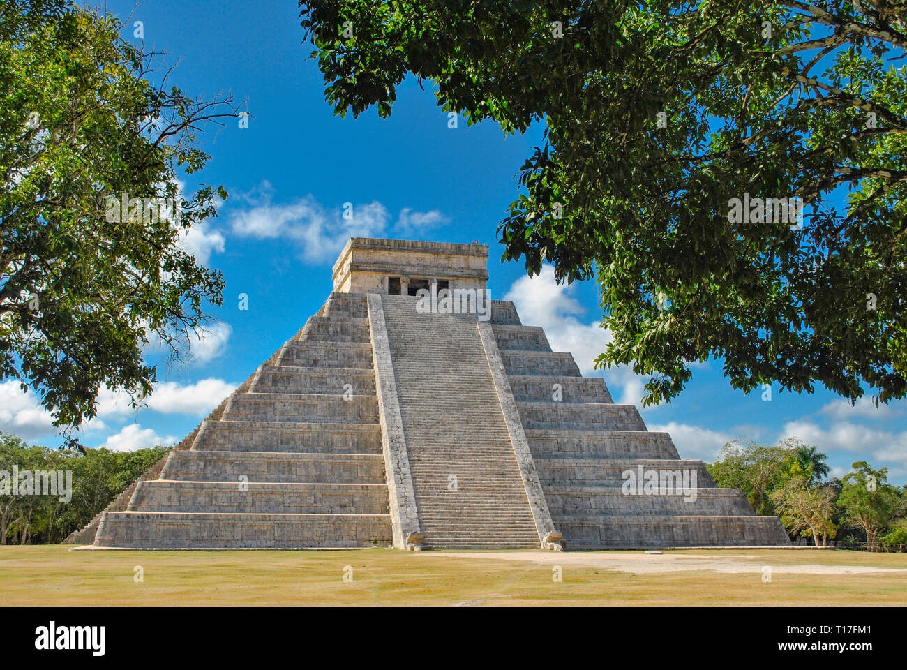 Città precolombiana di Chichen-Itza Foto Stock