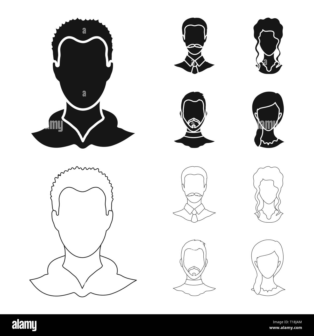 Vettore di progettazione professionale e foto logo. Set di professional e il profilo simbolo azionario per il web. Illustrazione Vettoriale