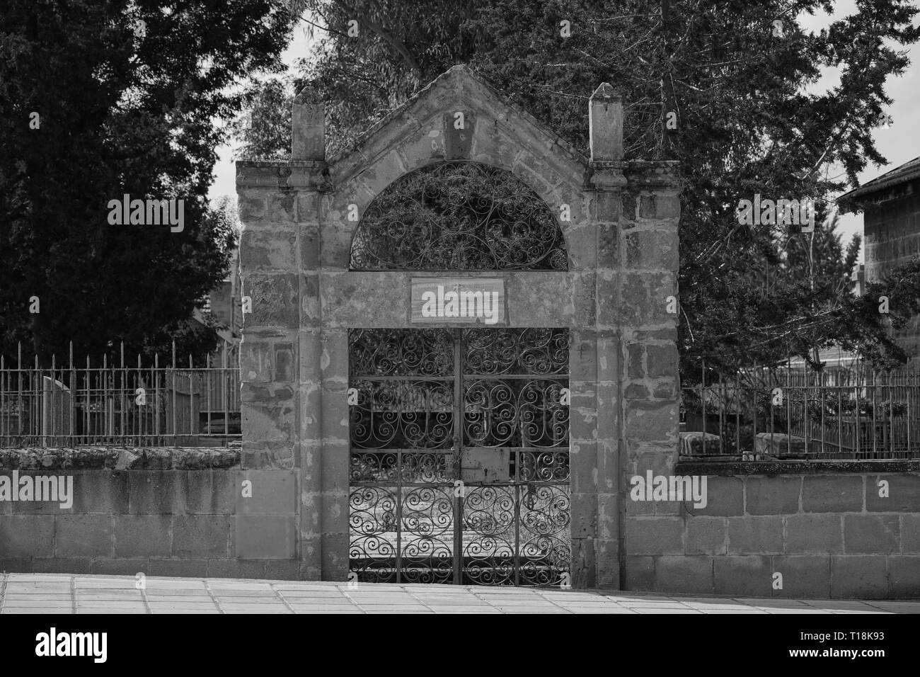 Nicosia è stata abitata per oltre 4.500 anni ed è la capitale di Cipro sin dal X secolo. La divisione del paese dopo la guerra del 1974. Foto Stock