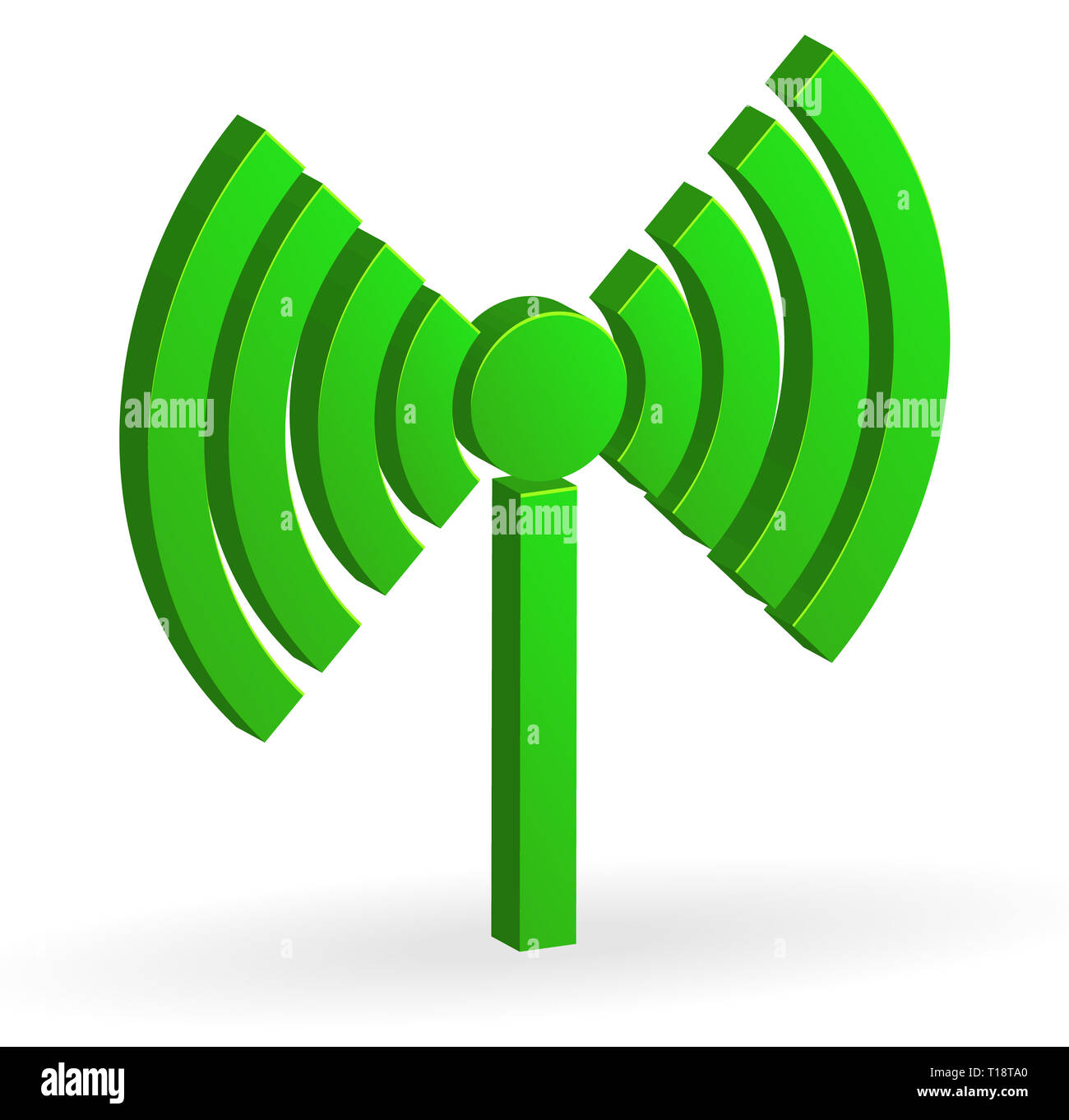 Torre della radio, radio, connessione wireless, antenna, trasmettitore le icone degli elementi del vettore. Foto Stock Torre della radio, radio, connessione wireless, antenna, trasmettitore le icone degli elementi del vettore. Foto Stock