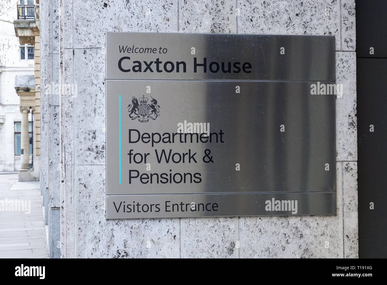 Caxton House, Ministero del Lavoro e delle pensioni in Westminster, Londra England Regno Unito Regno Unito Foto Stock