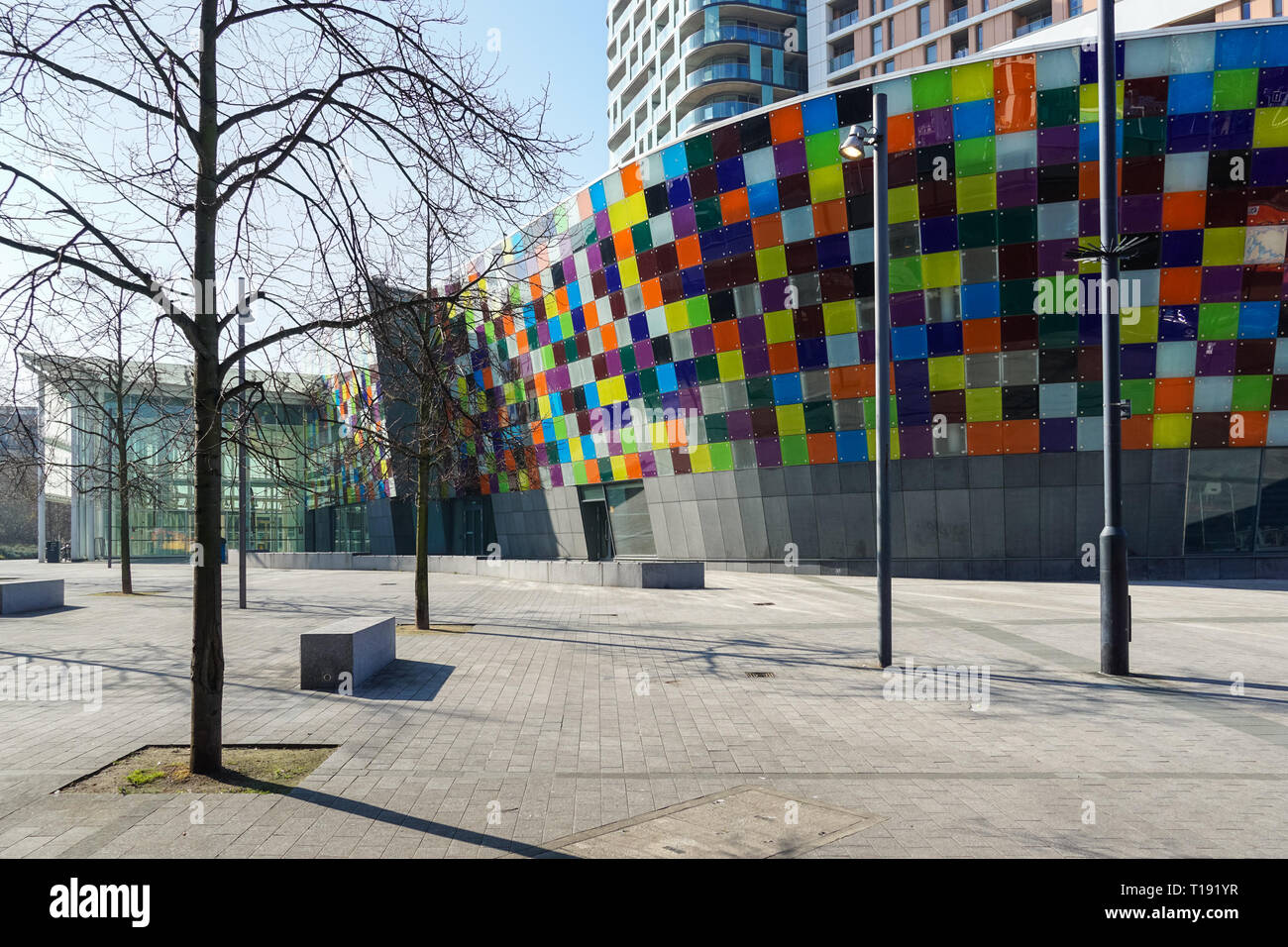 Mulino di vetro il centro per il tempo libero a Lewisham, Londra England Regno Unito Regno Unito Foto Stock