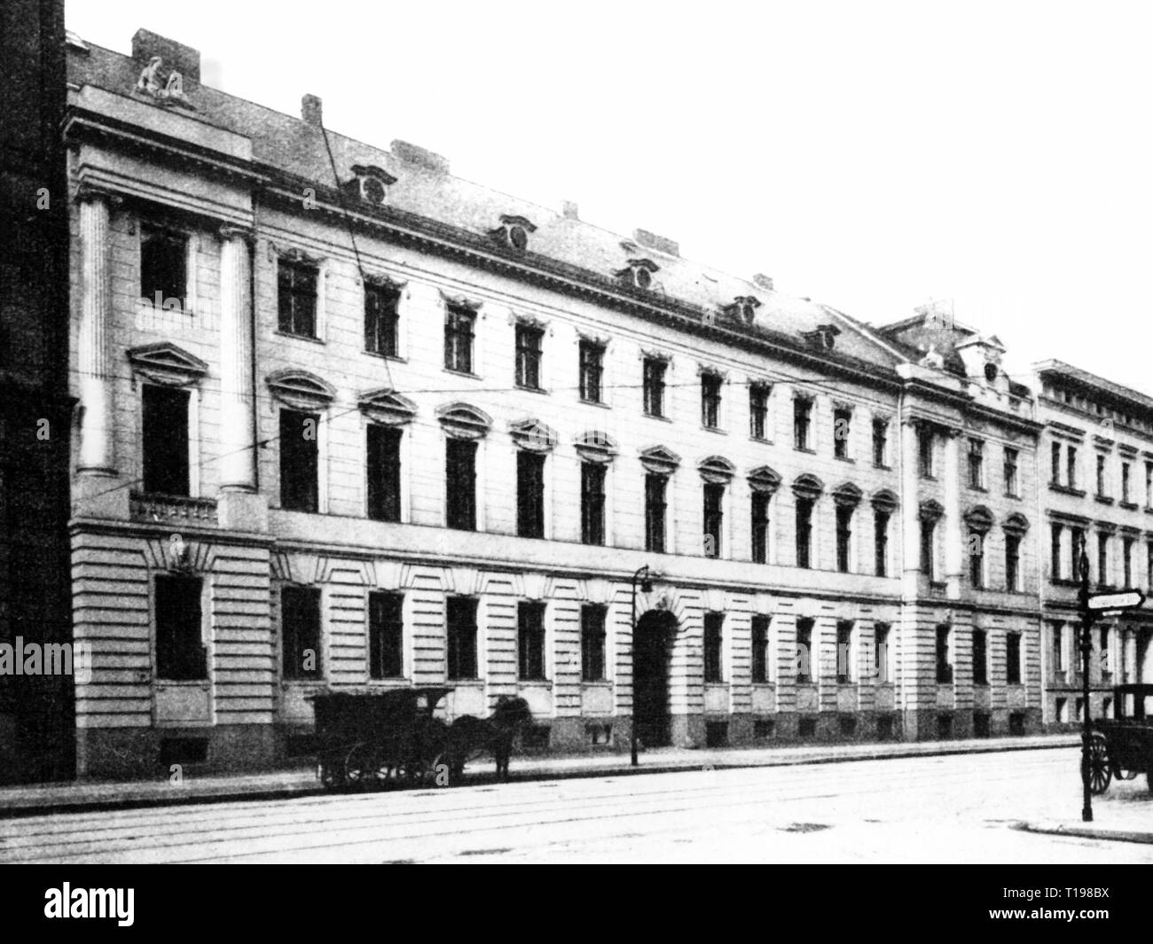 Geografia / viaggi storico, Germania, città e comunità, Berlino, edificio bourgeois home a Mauerstrasse 30, fine del XIX secolo, Additional-Rights-Clearance-Info-Not-Available Foto Stock