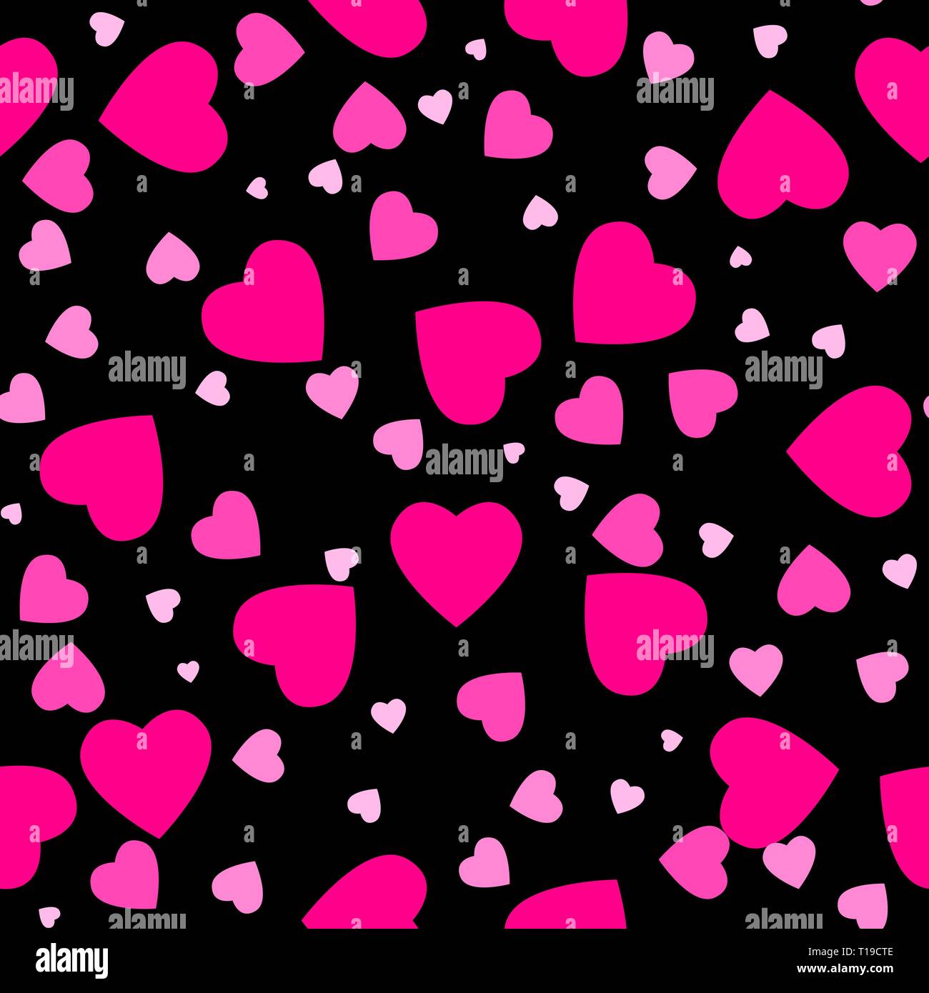 Cuore seamless pattern. Cuore rosa. La progettazione di packaging per la confezione regalo. Geometrica astratta background moderno. Illustrazione Vettoriale. Stile art deco eps 10 Illustrazione Vettoriale