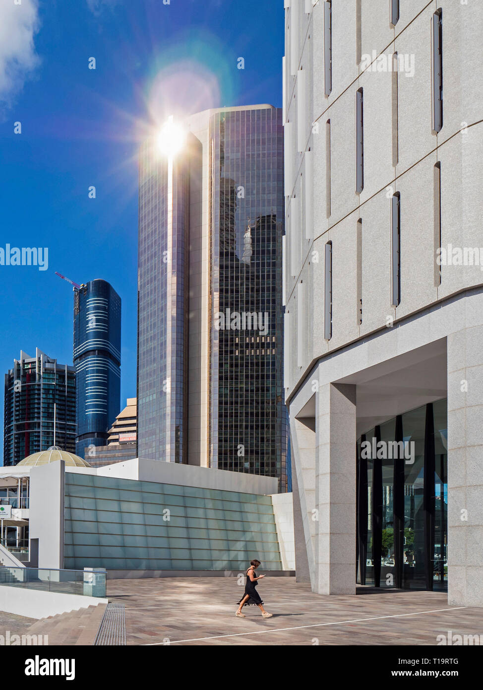 I luoghi all'interno di Città di Brisbane Queensland Australia Foto Stock