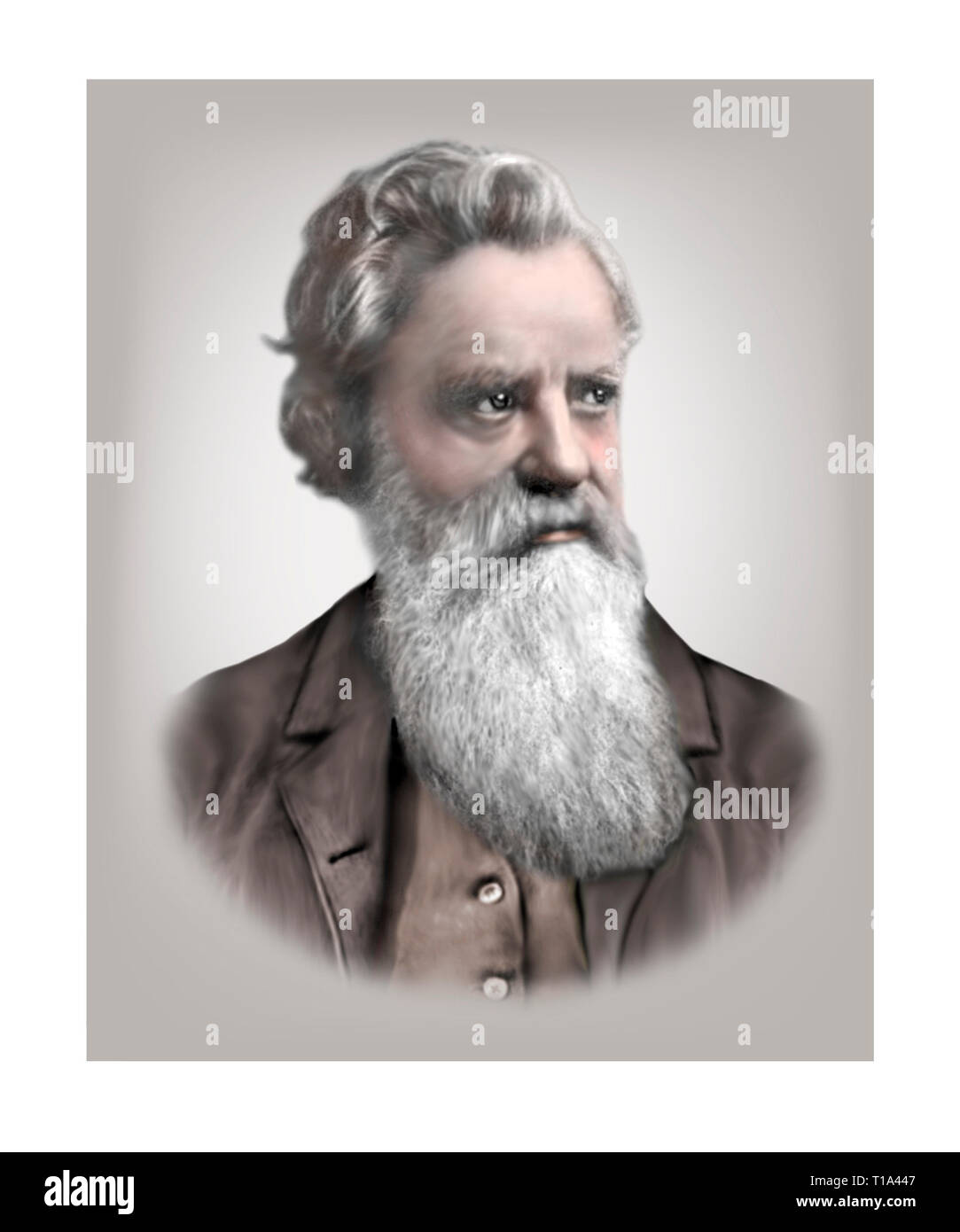 Carl Wilhelm Bernhard Scheibler 1827-1899 chimico tedesco Foto Stock