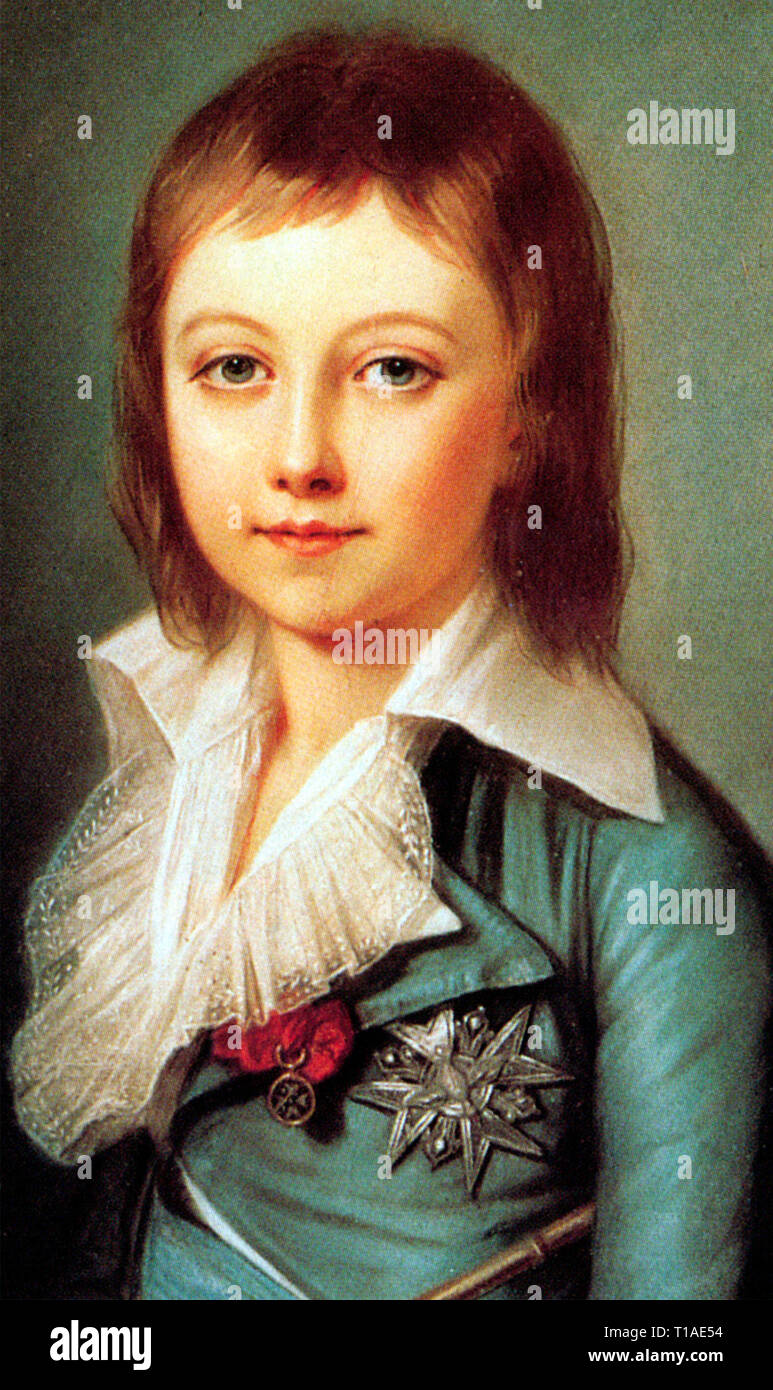 Ritratto di Dauphin Louis Charles della Francia (1785-1795) - Alexander Kucharsky, 1792 Foto Stock