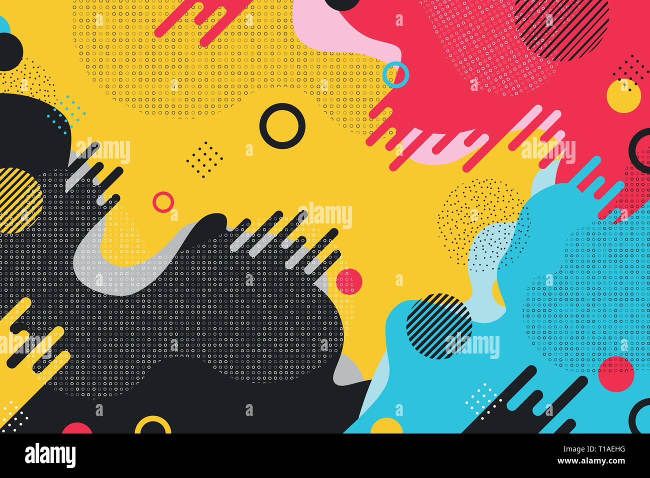 Abstract pattern colorati design forma sfondo. È possibile utilizzare per inserzione, poster, d'arte e design moderno. illustrazione eps vettoriali10 Illustrazione Vettoriale