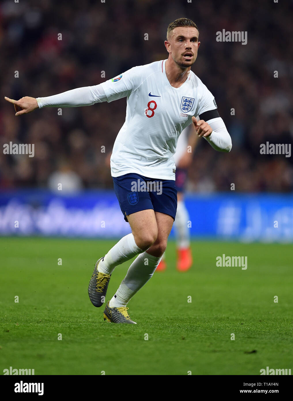 JORDAN HENDERSON, Inghilterra, INGHILTERRA V REPUBBLICA CECA, campionato europeo qualifica, 2019 Foto Stock