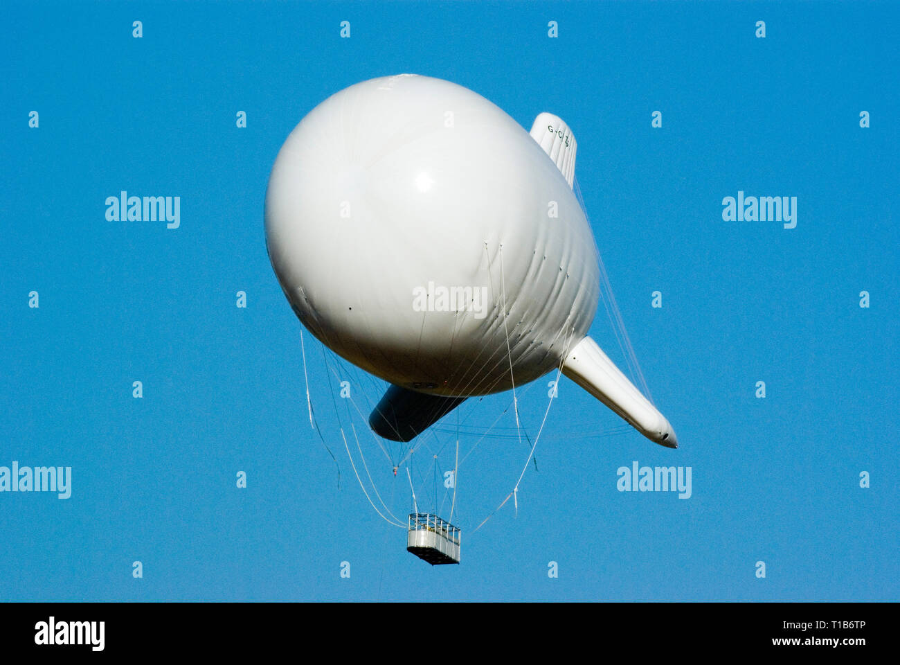 Meteo palloncino a Cardington Airfield Foto Stock