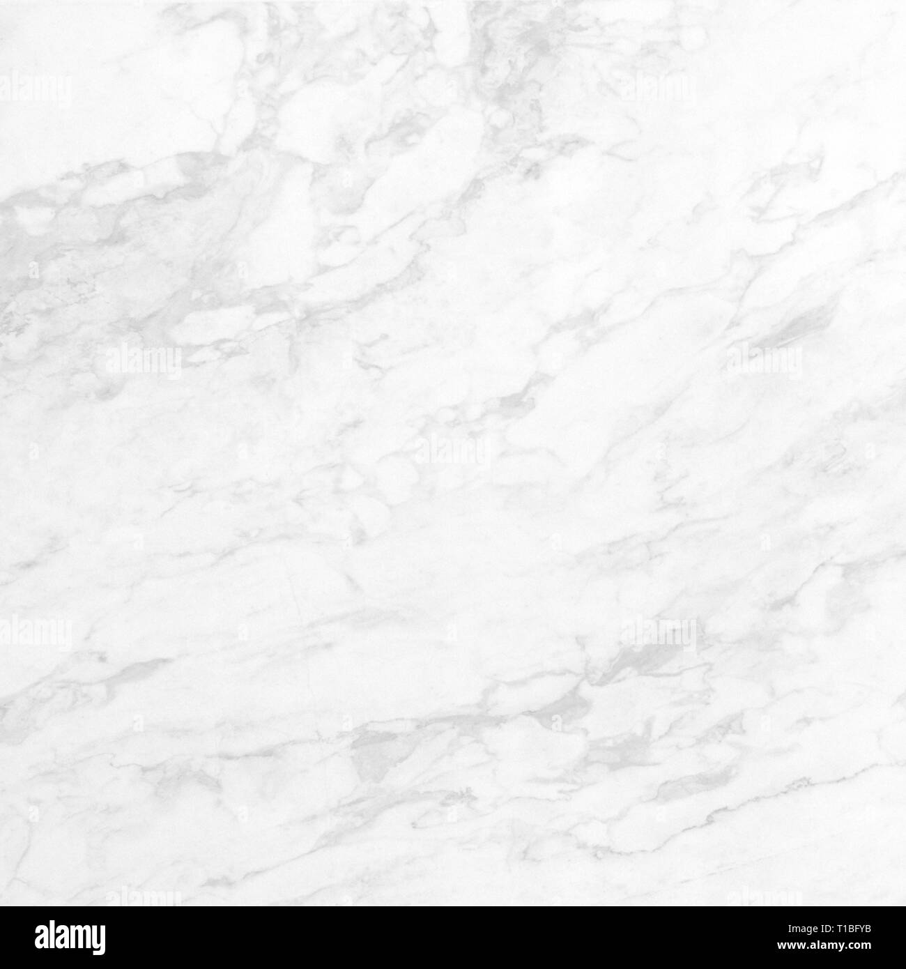 Texture di marmo bianco sulla piastrella in marmo, closeup foto in marmo sulla superficie della piastrella sul pavimento in marmo mostrano mattonelle in marmo texture, immagine in bianco e nero, pattern Foto Stock