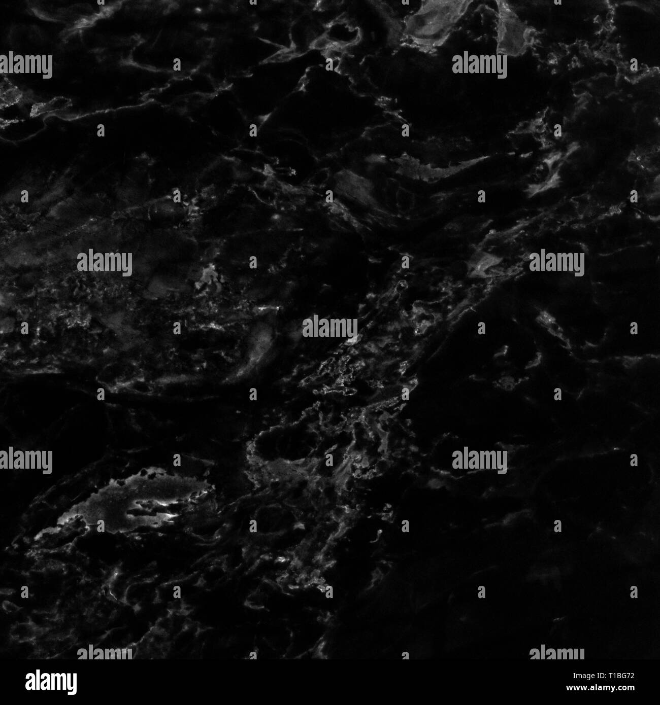 Texture di marmo sul marmo nero la superficie della piastrella, closeup foto sul marmo nero superficie di piastrelle sul pavimento in marmo presentano una texture di marmo in una piastrella, nero b Foto Stock