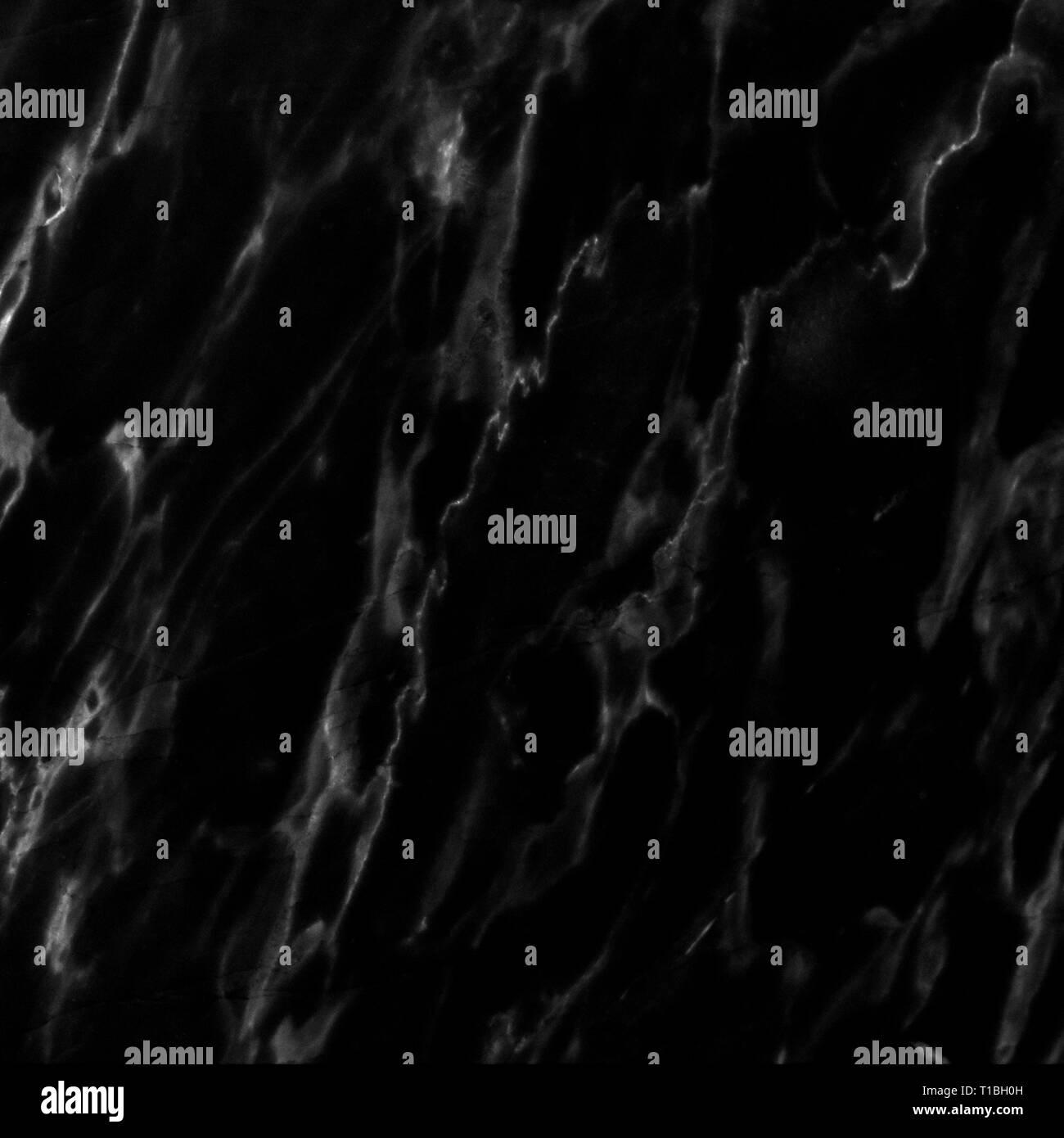 Texture di marmo sul marmo nero la superficie della piastrella, closeup foto sul marmo nero superficie di piastrelle sul pavimento in marmo presentano una texture di marmo in una piastrella, nero b Foto Stock